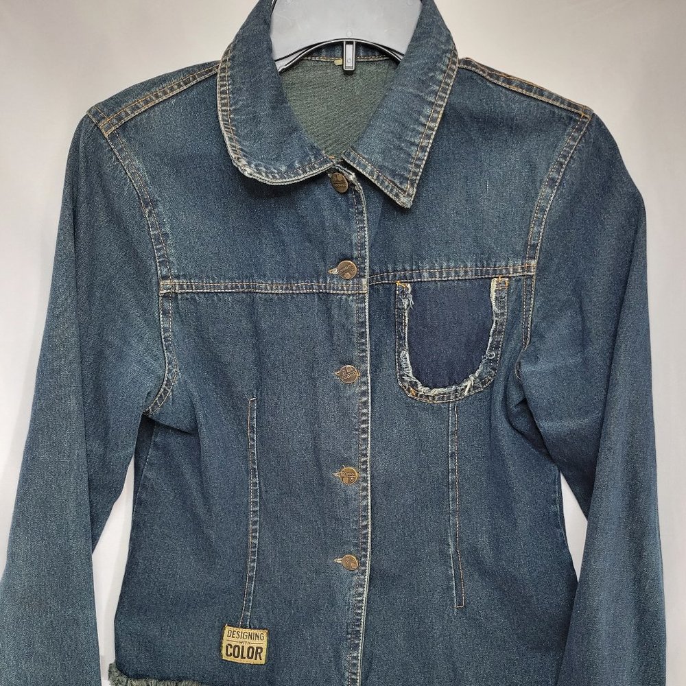Texwood Women's Cropped Denim Jacket (Size M)